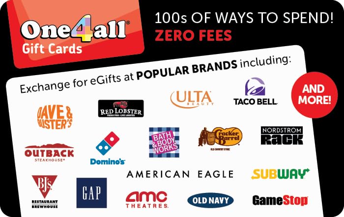 One4All eGift Card for Tech Enthusiasts Ideal for Online Shopping
| One4All eGift Card with Wide Range of Redemption Op