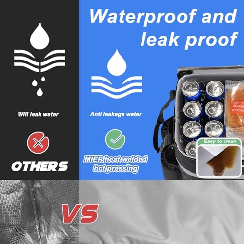 Insulated Pizza Delivery Bag for Uber Eats, Doordash, Postmates (Black)
| Leakproof Large Food Delivery Backpack for De